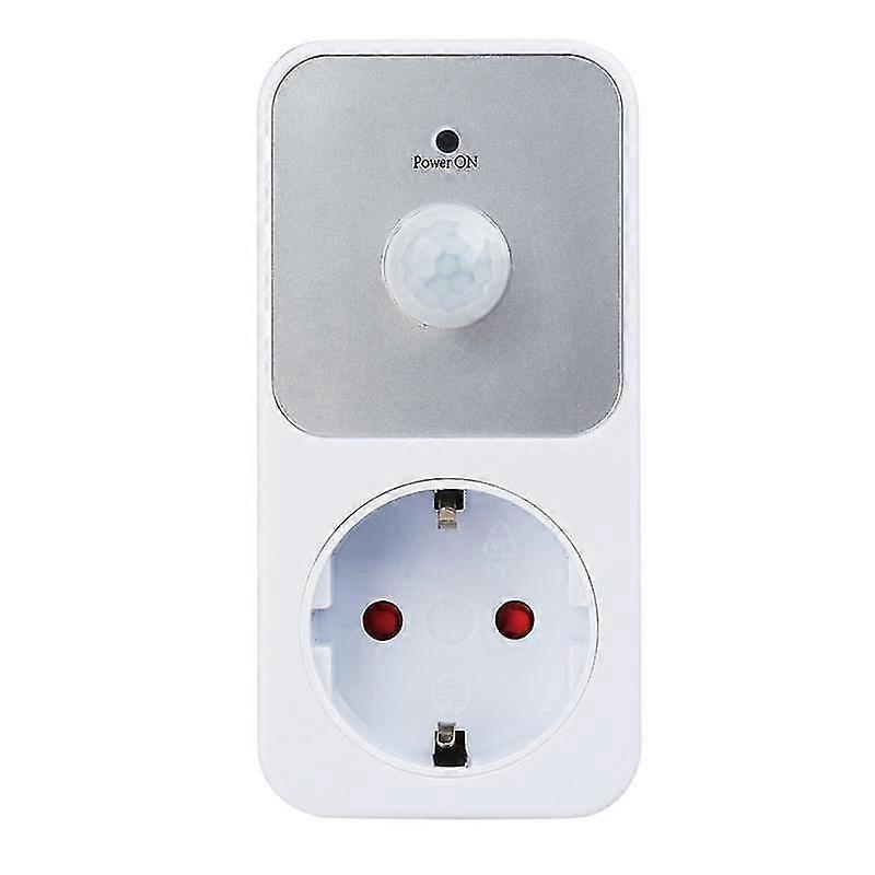 PIR-Sensor-Steckdosen-Lampenfassung 110-240V PIR-Infrarot-Erkennung 120-Grad-Weitwinkel-Automatik-Indu-Sensor