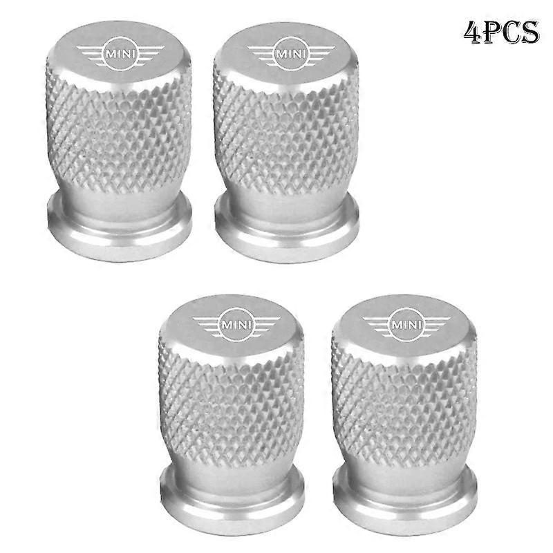 4 件铝合金汽车车轮轮胎空气气门盖阀杆盖适用于迷你 Cooper Countryman Clubman F54 F56 F55 F60 R61 配件