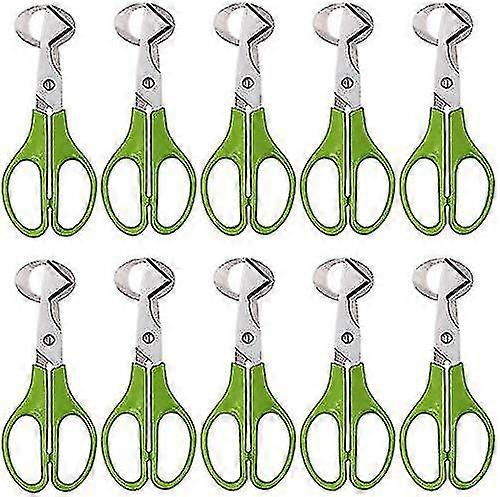 10pcs Quail Eggs Scissors, Quail Egg Shell Cutter Stainless Steel Egg Shell Opener, Egg Shell Cutting Scissors