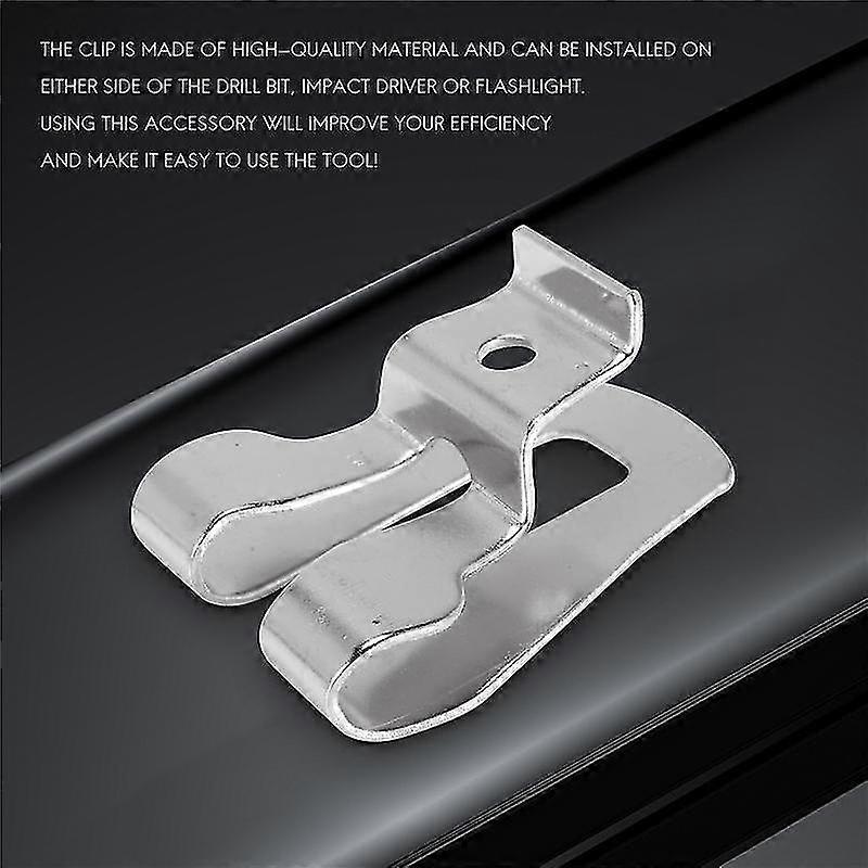 10pcs Belt Clip Hook For 20v Max Tools For Dcd740b Dcd740b-b3 Dcd771c2 Dcd780b Power Tool Accessori