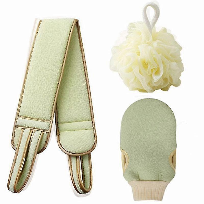 3 Pcs Set Bath Utensil Cleaning Back Bathing G Bath