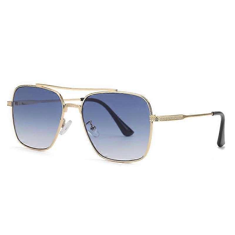 2022 Fashion Flight Seven 007 Rock Style Gradient Pilot Sunglasses For AdultSquare Luxury Brand Design Sun Glasses Oculos De Sol