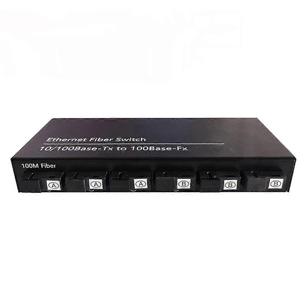 10/100m Ethernet Switch Utp 6 Optical 2 Elétrico Fast Ethernet Fiber Switch