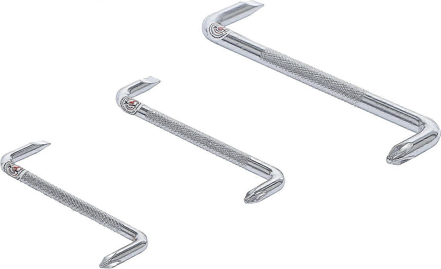 DIY 7982 | Angled Screwdriver Set | flat/cruciform | 3 pieces