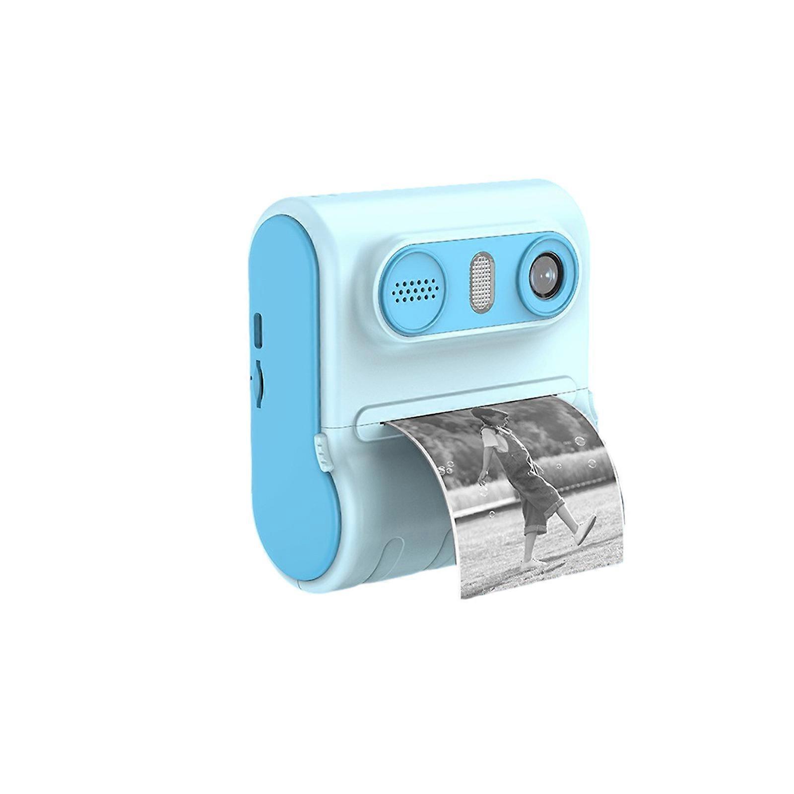 HD Double Camera Kids Print Camera 2.4 Inch Instant Print Thermal Printing Kids Camera Error Printing Lightweight And Portable Easy To Operate
