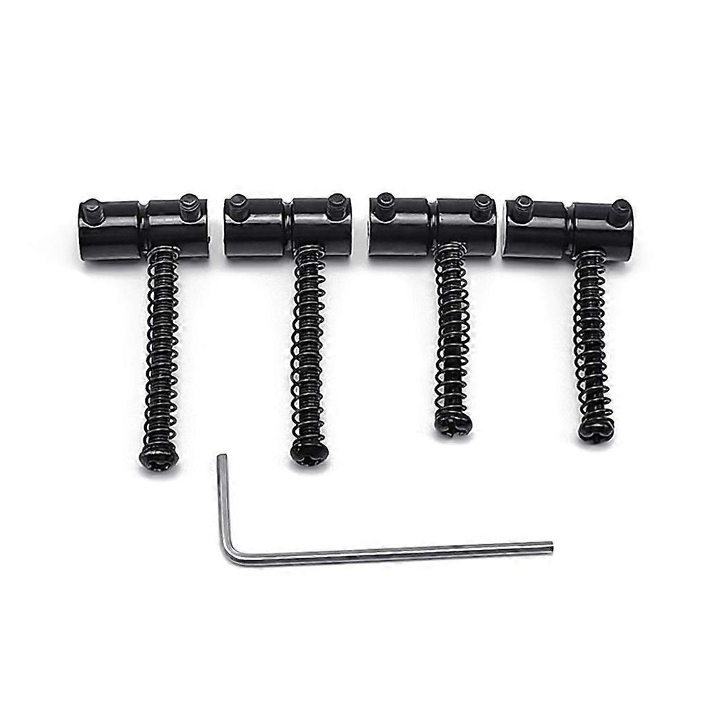 4-strängad hög precision bas elgitarr ersättare set 4 pack 2 färg zink legering bas stall sadlar platta block