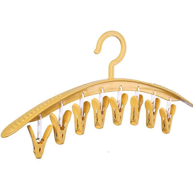 Multi-Functional Non-Marking Hangers, Non-Slip Plastic Hangers for Home and Dorm, Thickened Clips