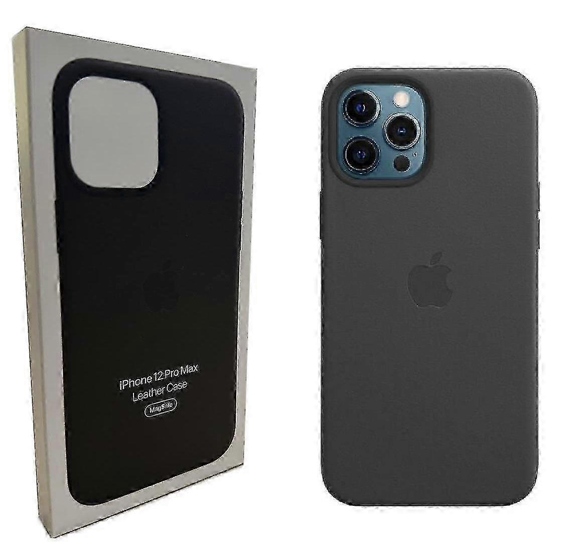 Official Apple iPhone 12 Pro Max Leather Case with Magsafe -