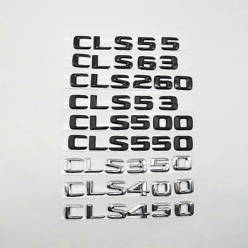 3 Colors For CLS-Class C218 C219 C257 CLS53 CLS55 CLS63 CLS350 CLS450 CLS500 CLS550 Emblem Rear Logo Sticker