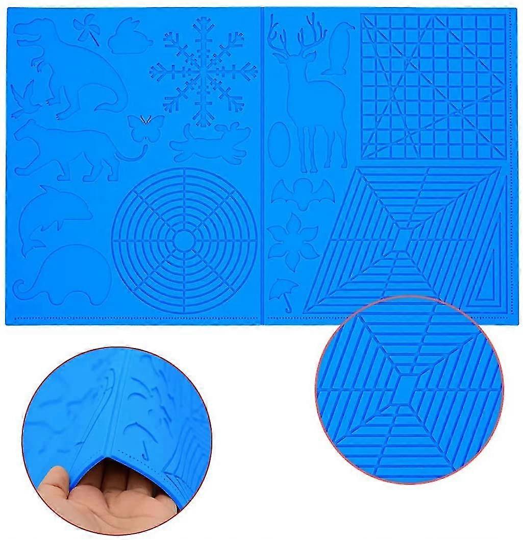 3d Pen Template, 3d Printing Pen Template, 3d Pen Pad, Big Pad (45cm X 28cm, Thickness: 3.5mm) With Animal Patterns For Beginners, Kids And 3d Pen Art