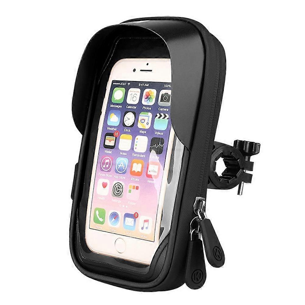 360 Rotatable Phone Holder Motorcycle Waterproof Navigation Bracket Universal Moto Scooter Celular Support Front Sun Visor