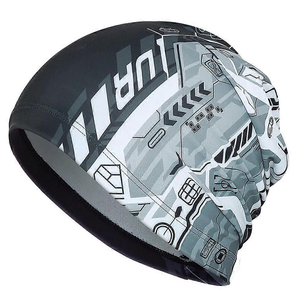 Men Print Cap Breathable Soft Scarf Running Cycling Sports Beanie Tennis Riding Quick Drying Hat Bicycle Headband Summer Women