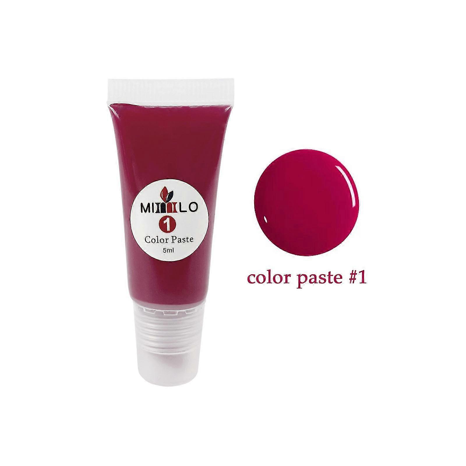 Lipstick Lip Color Lip Glaze Plant Color Paste,diy Handmake Lip Glaze Base Material Lipstick Mixing Color Paste 5ml
