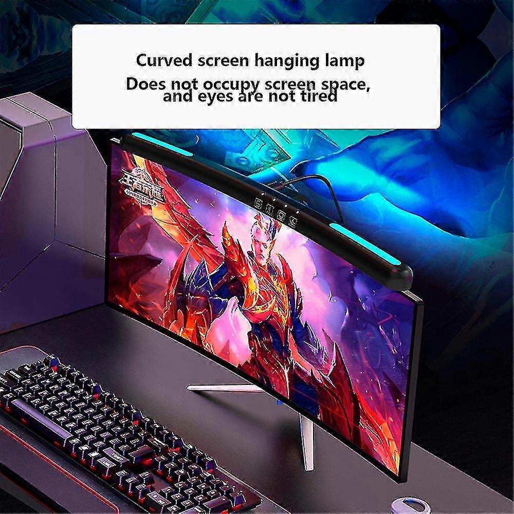 Curved Screen Monitor Laptop Screen Light Bar No Flash Frequency Eyes
