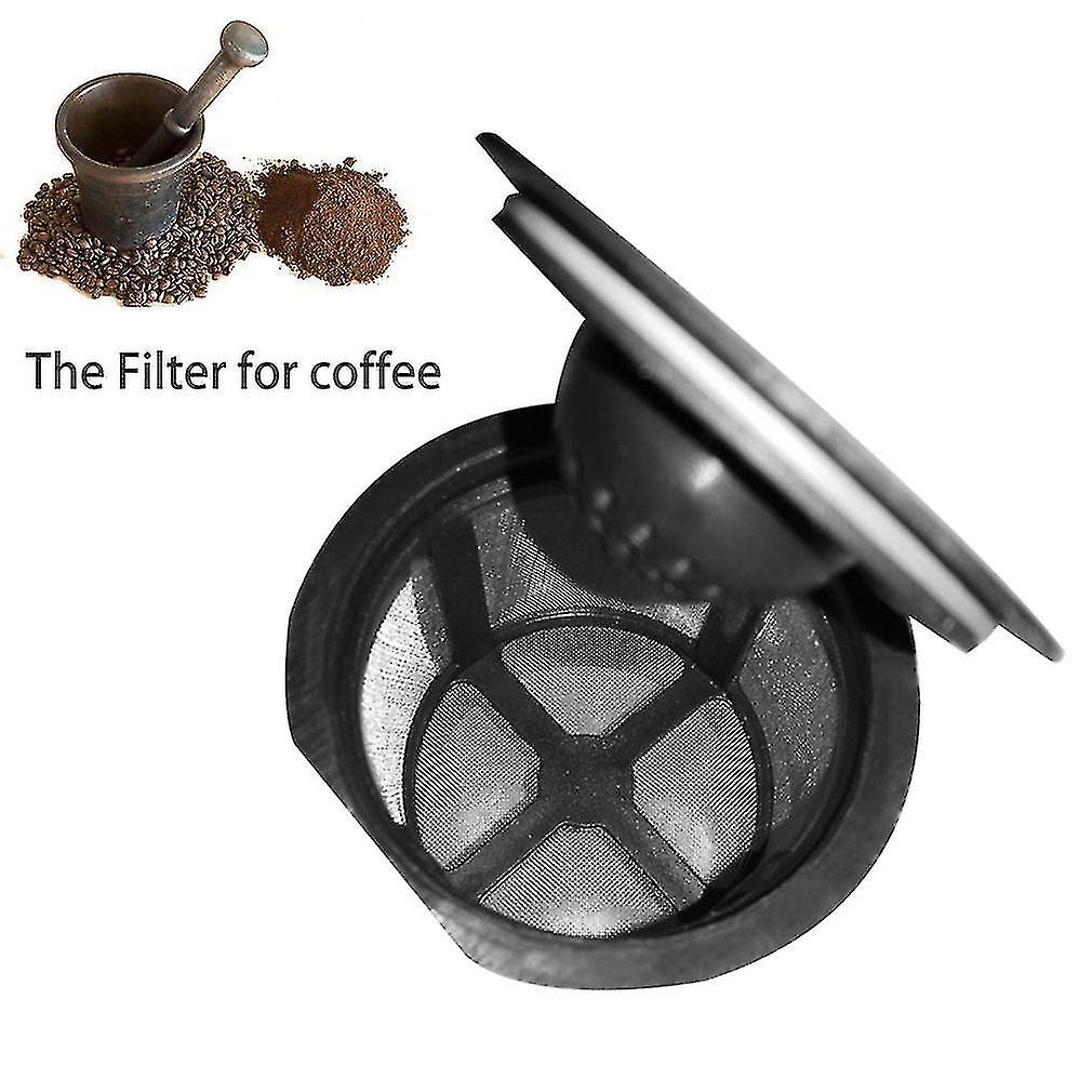 3pcs Coffee Filter Stainless Steel Net Coffee Filter Cup With Cover Design