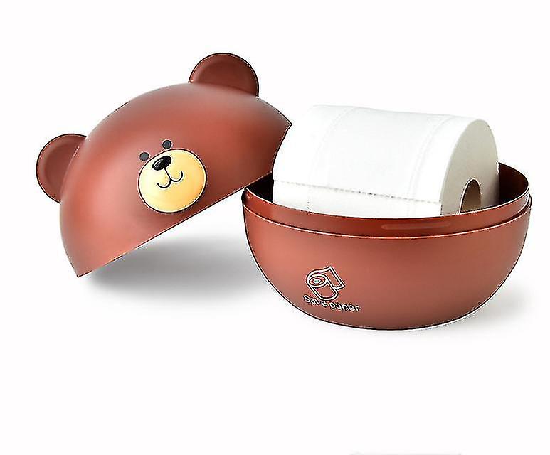 Tissue Storage Box, Table Tissue Tube, Pumping Paper Storage Boxbrown