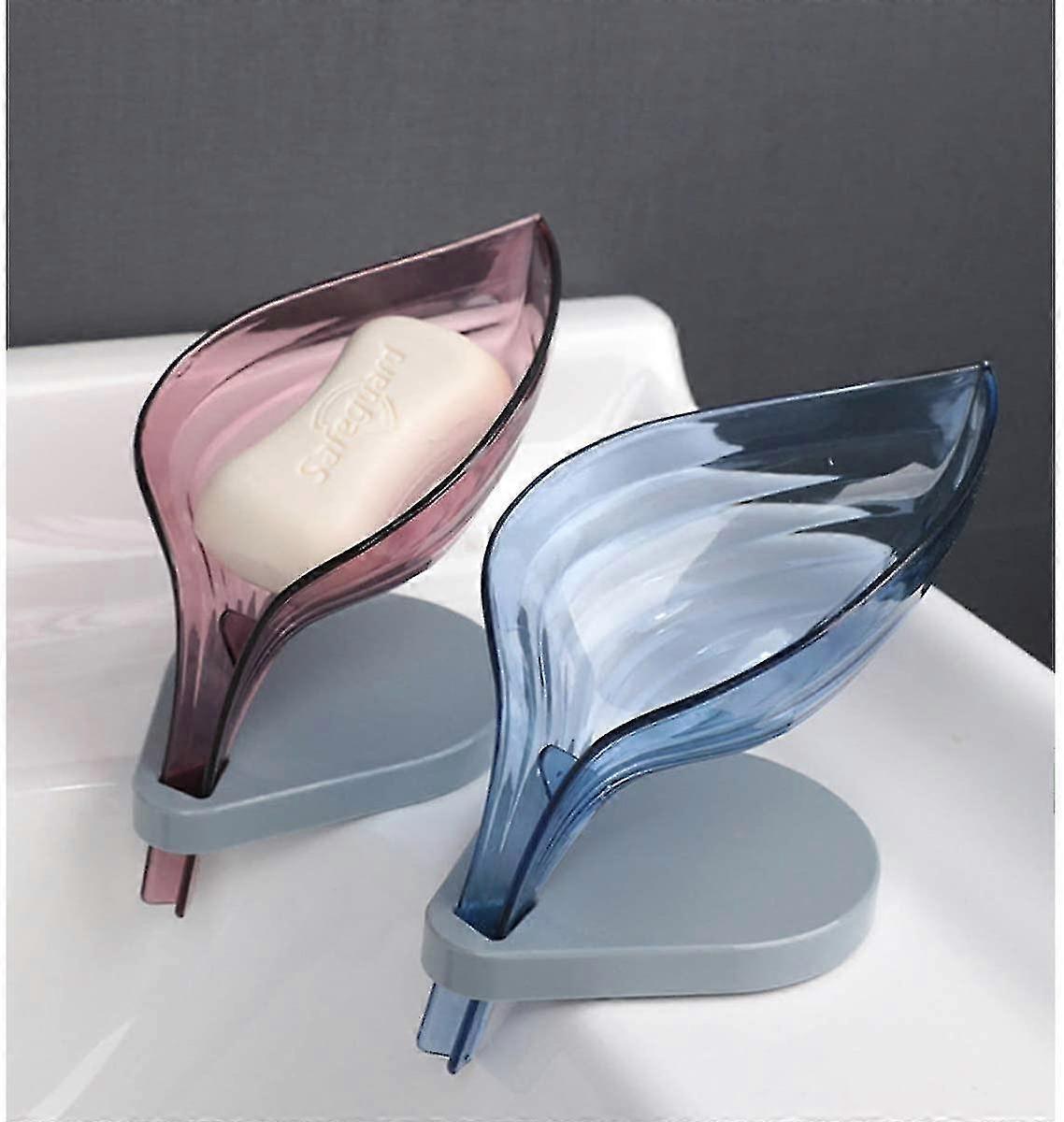 Fixed Non-slip Drainage Soap Holders Suitable For Kitchen And Bathroom 2pcs