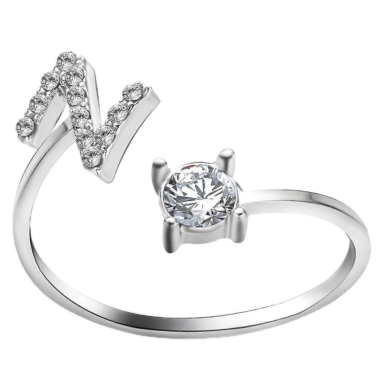Finr Ringe Simpli Buchstaben Ringe Fash Schmuck Ringe-Z-Silber