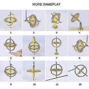 Gyroskop-Spielzeug – Anti-Schwerkraft-Kreisel Aus Metall, Präzisionsphysik, Pädagogisches Geschenk Für Wissenschaftsfans Gyroskop-Spielzeug – Anti-Schwerkraft-Kreisel Aus Metall, Präzisionsphysik, Pädagogisches Geschenk Für Wissenschaftsfans
