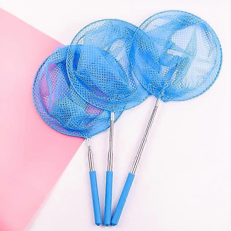 2 Pack Kids Telescopic Butterfly Nets Fishing Nets Extendable (37 - 85 Cm) For Kids Catching Insects Bugs Playing Outdoor