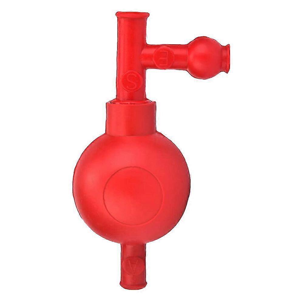 Rubber Pipette Filler 3 Valves Rubber Suction Bulb Quantitative Pipette Filler