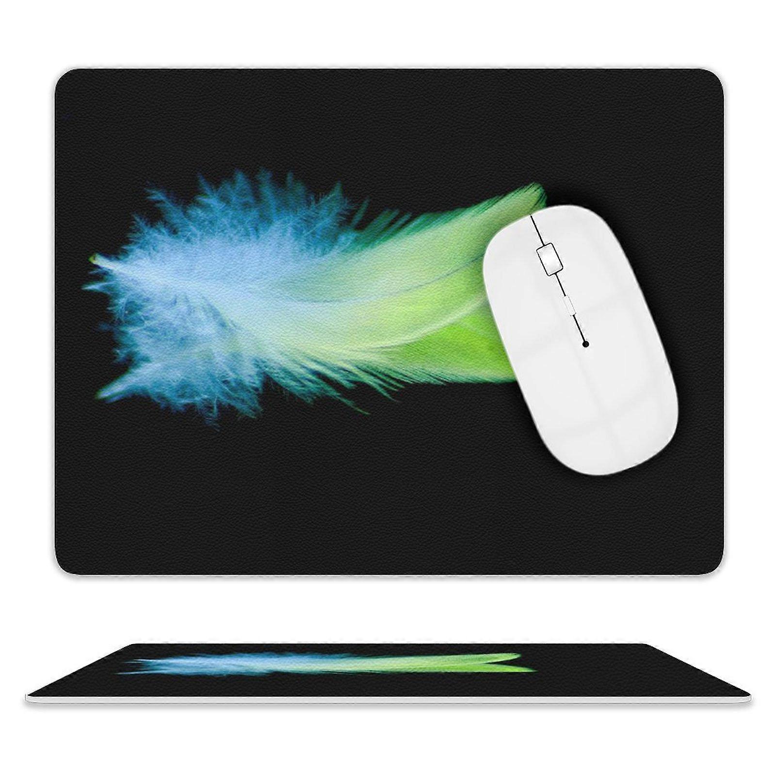 Feather Print Mouse Pad