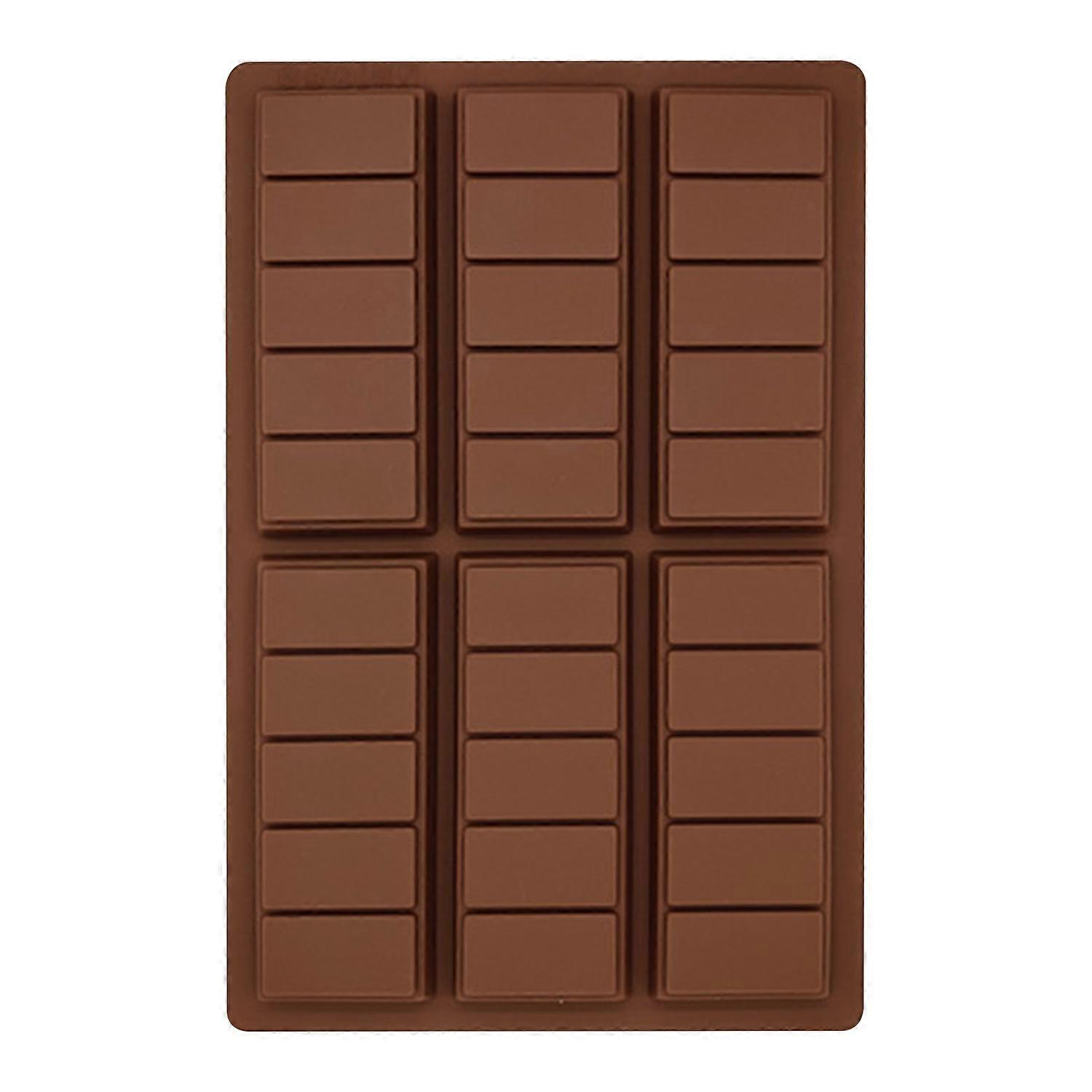 1 Pc/ 3 Pcs Silicone Chocolate Mold Reusable Waffles Cookies Mold Heat-resistant Baking Mold for