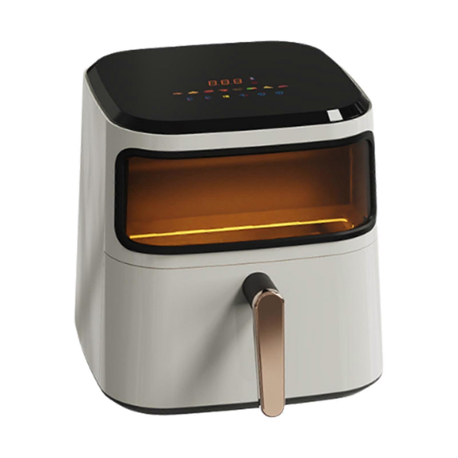 Digital Air Fryer Easy to Clean Nonstick for Bakes Cooks Quick and Easy Meals Beige