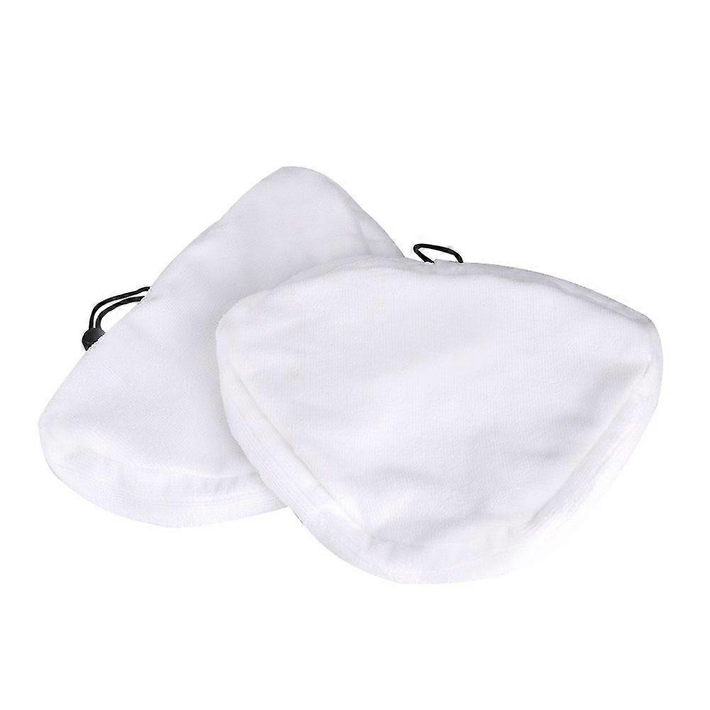 2pcs Replacement Washable Triangular Microfiber Cloth Pads Fit for Steam Mop