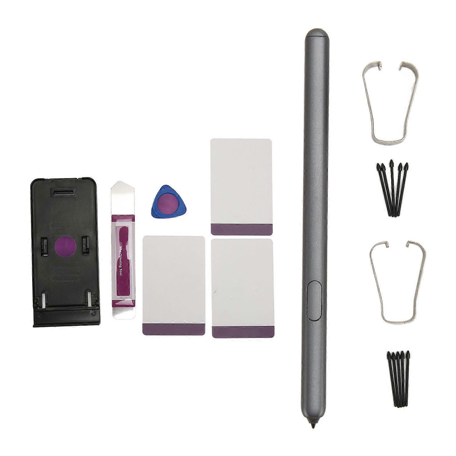 Tablet Touch Pen with 10 Tips 4096 Pressure Sensitivity Precise Control Stylus Pen for Galaxy Tab S6 10.5in Grey