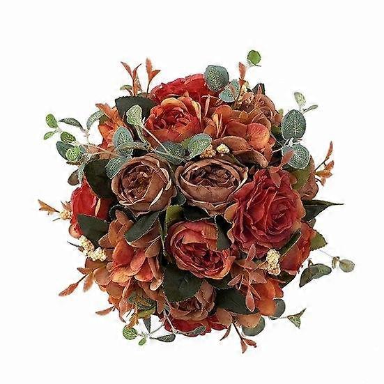 Artificial Flower Ball Everlasting Realistic Plastic Colorful Hanging Flower Ball for Home