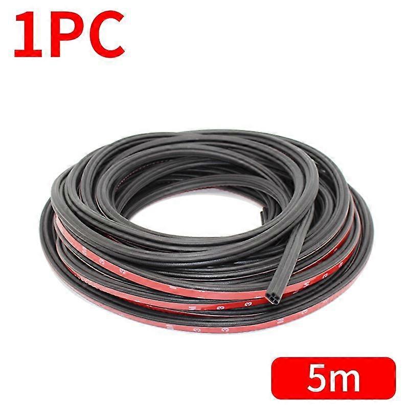 SEAMETAL Car Door Rubber Seal Strip Auto Door Seals Accessory Double Layer Protector Seal Noise Insulation for Door Hood Trunk