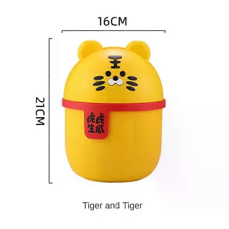 Miscellaneous Bin Compact Body Shape Fixed Easy To Use Simulated Three-dimensional Animals Smooth Face Opening Design Practical