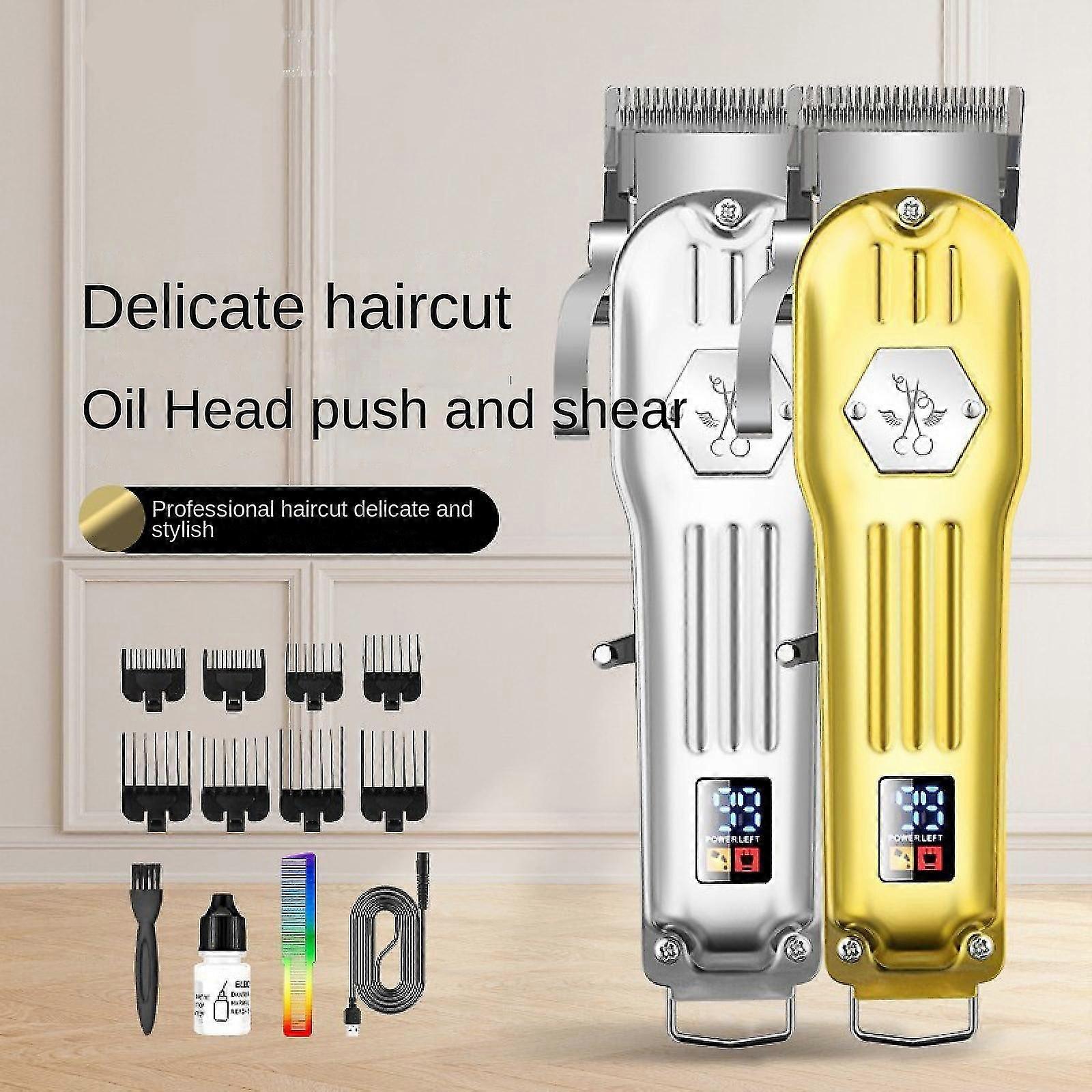 Tagliacapelli Mens Taglio Dei Capelli Barba Trimmer Kit?usb Ricaricabile T-blade Cordless Barbiere Macchina Trimmer di Precisione Display A Led