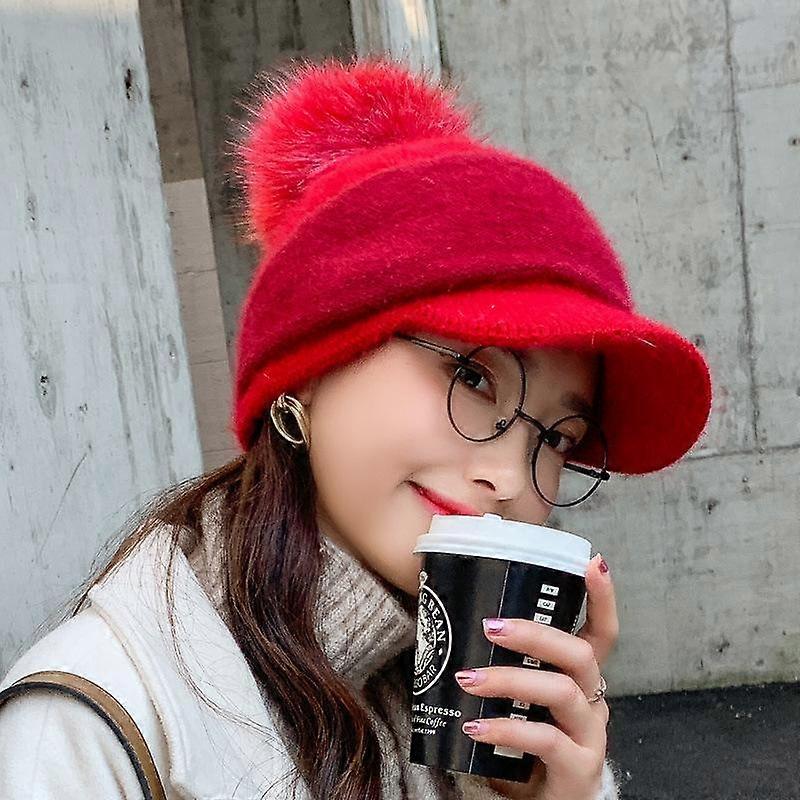 Autumn and Winter Ear Protection Warm Baseball Wool Cap