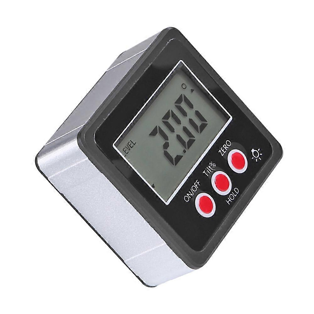 Horizontal Angle Meter Digital Protractor Inclinometer Electronic Level Box Magnetic Base Measuring 