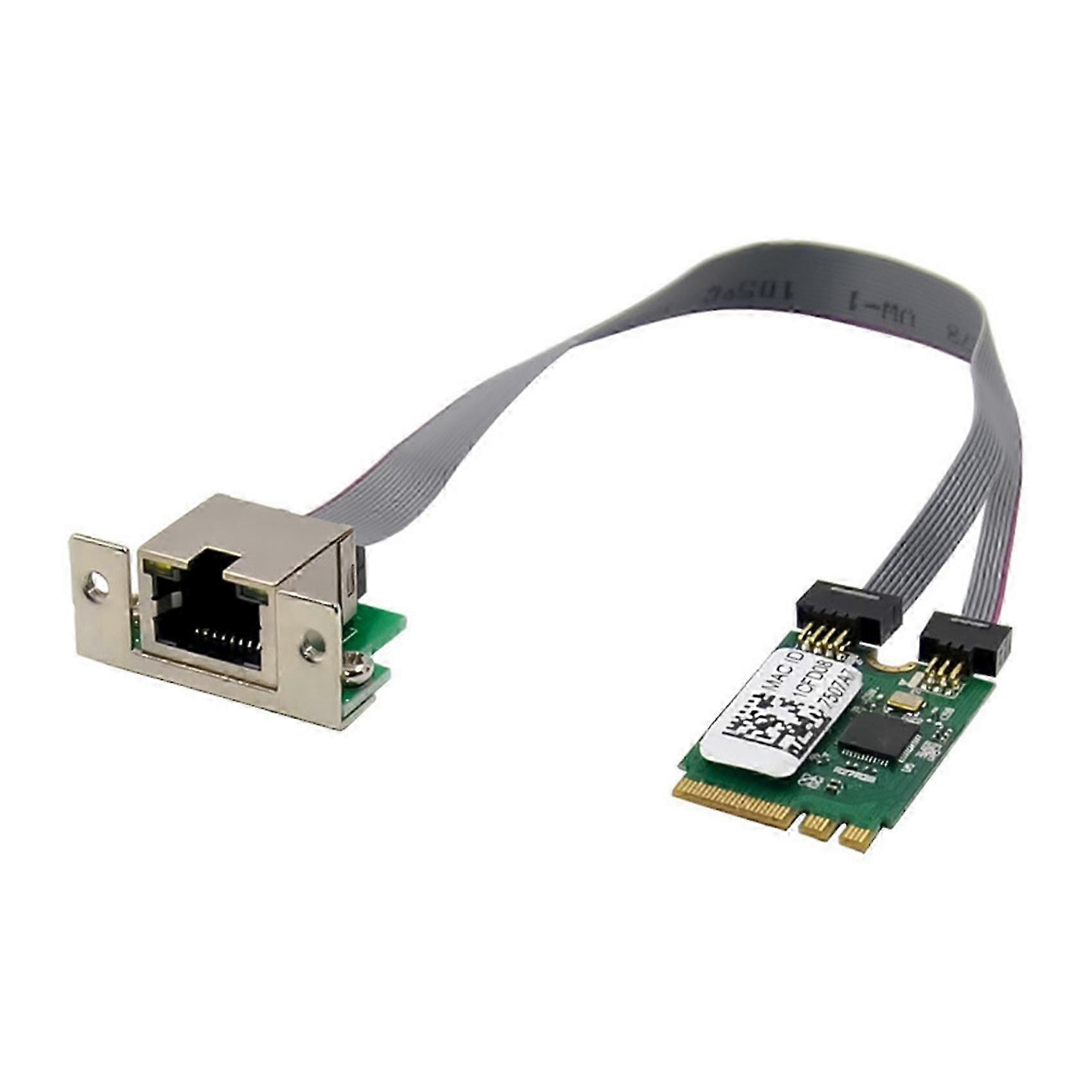 M.2 A+E SLEUTEL 2.5G Ethernet LAN-kaart RTL8125B industriële controlenetwerkkaart PCI Express-netwerkadapter