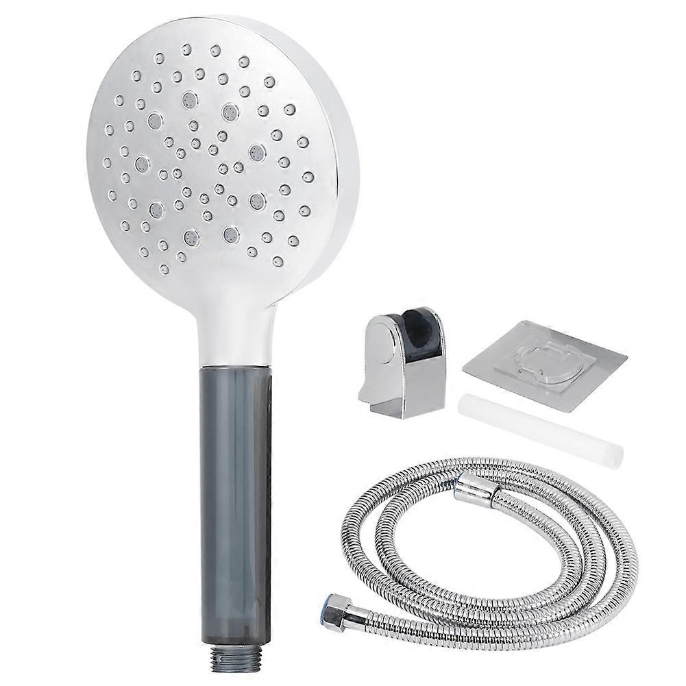 G1/2 Thread Water-Saving Shower Kit with Handheld Hose, Wall-Mounted Design, 2-Function Filter System