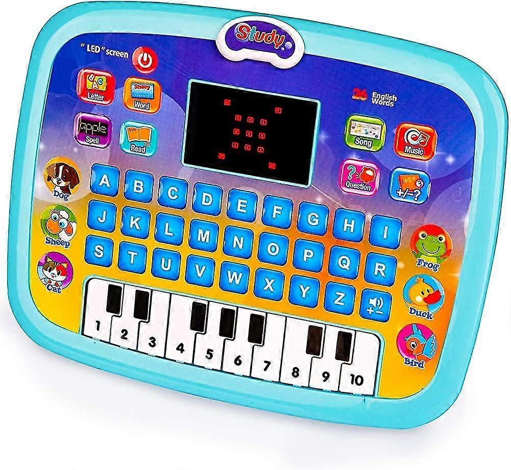 Educational Tablet Toy for Kids, Learning Music, Alphabet & Arithmetic