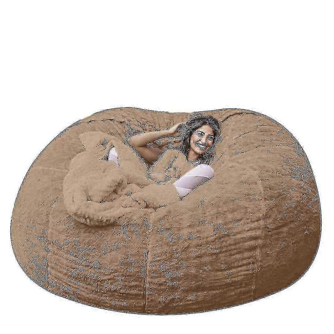 Lazy Plush Fur Bean Bag Sofa, Comfy Lounge Chair, Ideal Gift