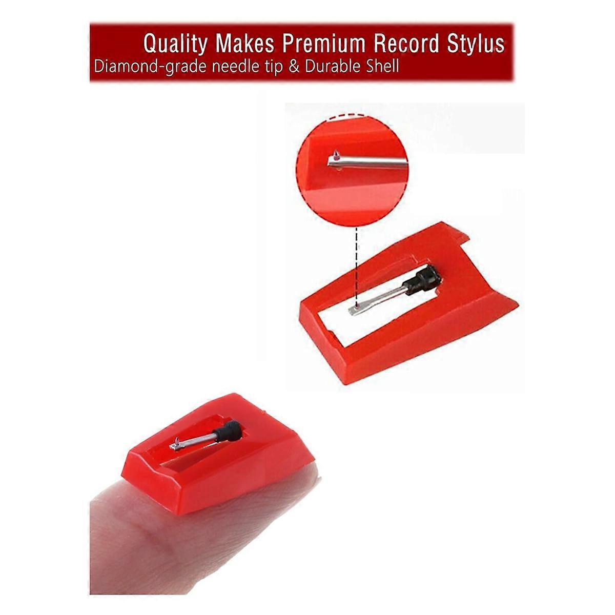 New Phonograph Ruby Stylus Record Player Stylus Vinyl Player Non-Moving Magnet Stylus Stylus Audio A