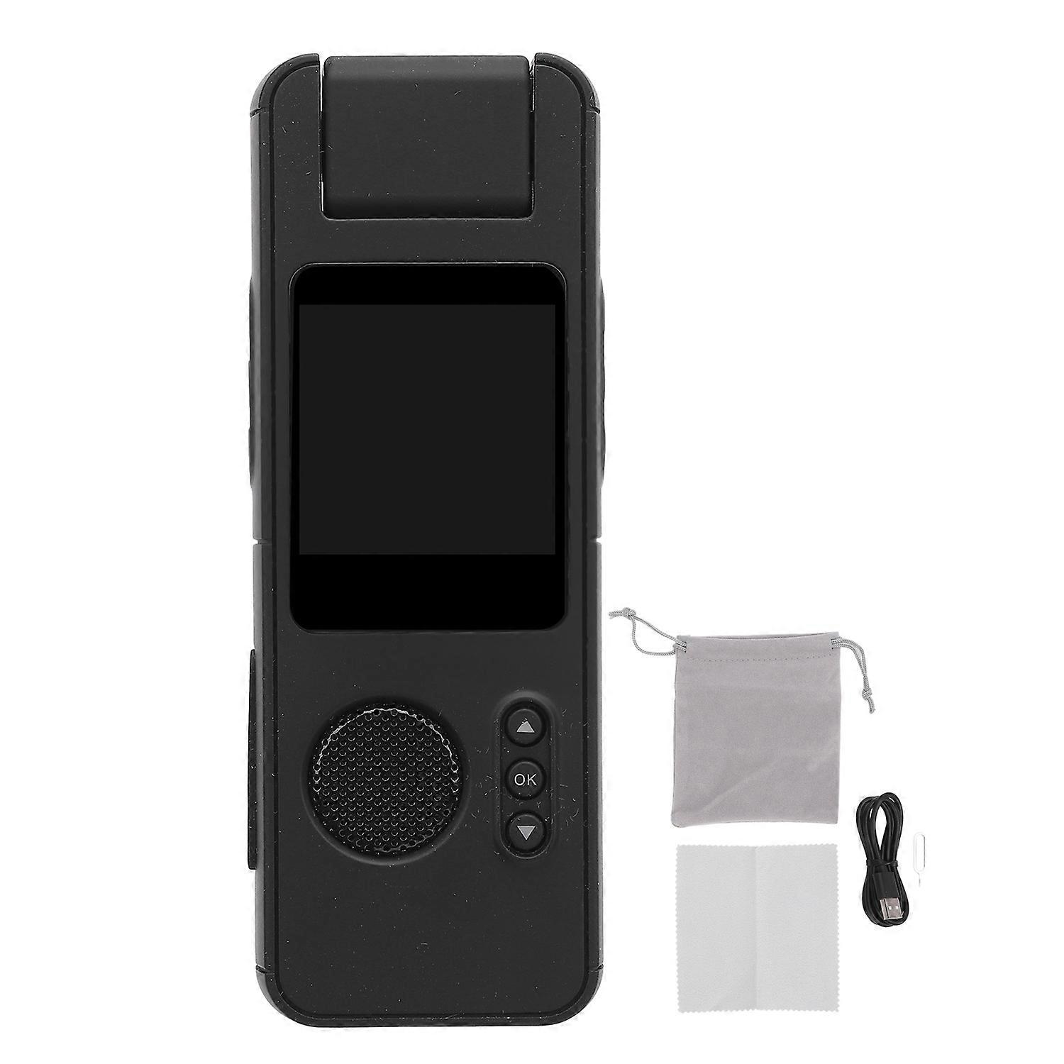 Wearable Video Recording Camcorder 1080P 180° Wide Angle Back Clip Sport Outdoor Video Recorder