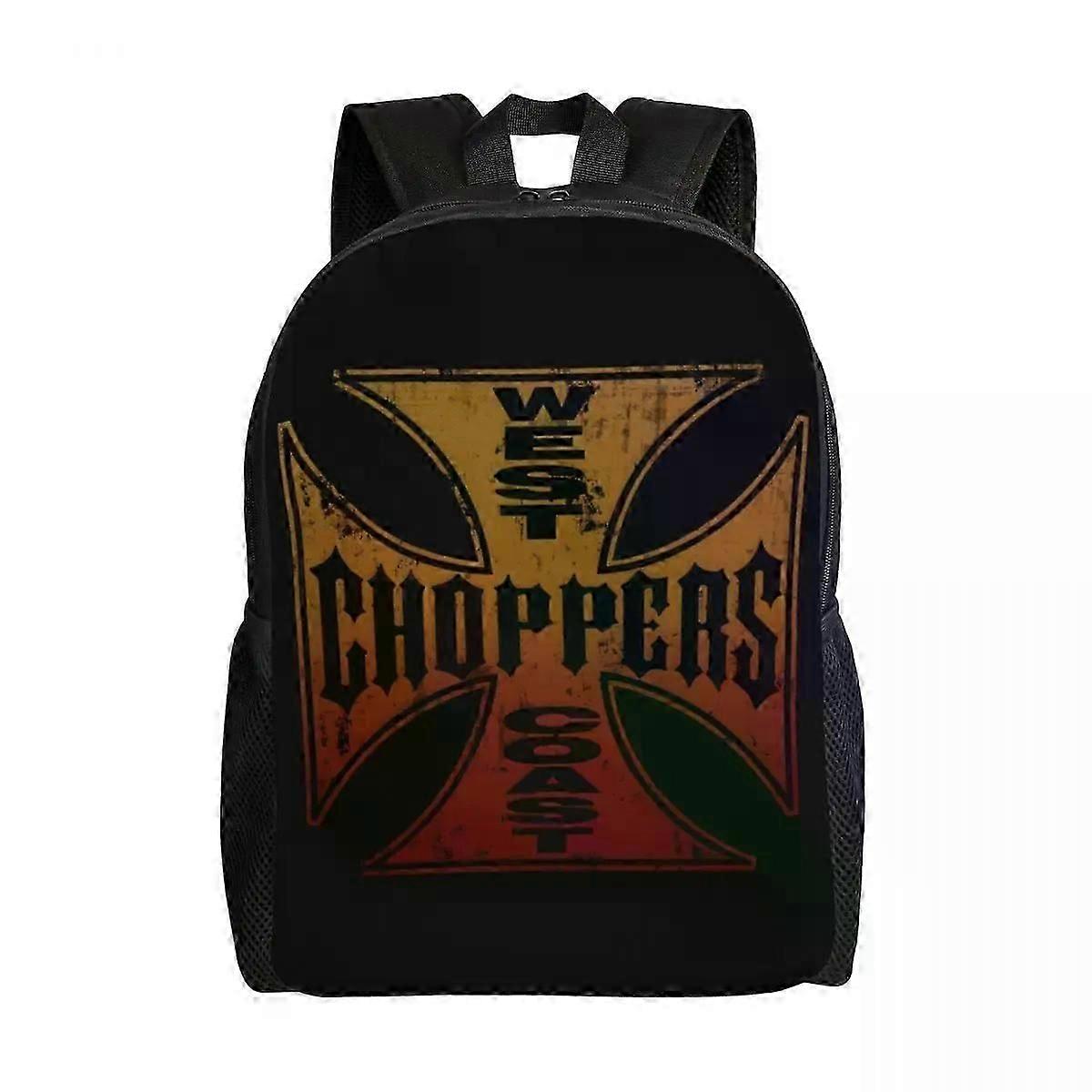 B1003 West Coast Iron Cross Choppers Plecak podróżny Kobiety Mężczyźni Szkoła Torba na laptopa Plecak studencki Studenckie Torby kiq30 ui1003