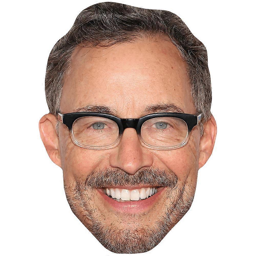 Tom Cavanagh (Glasses) Celebrity Mask, Flat Card Face