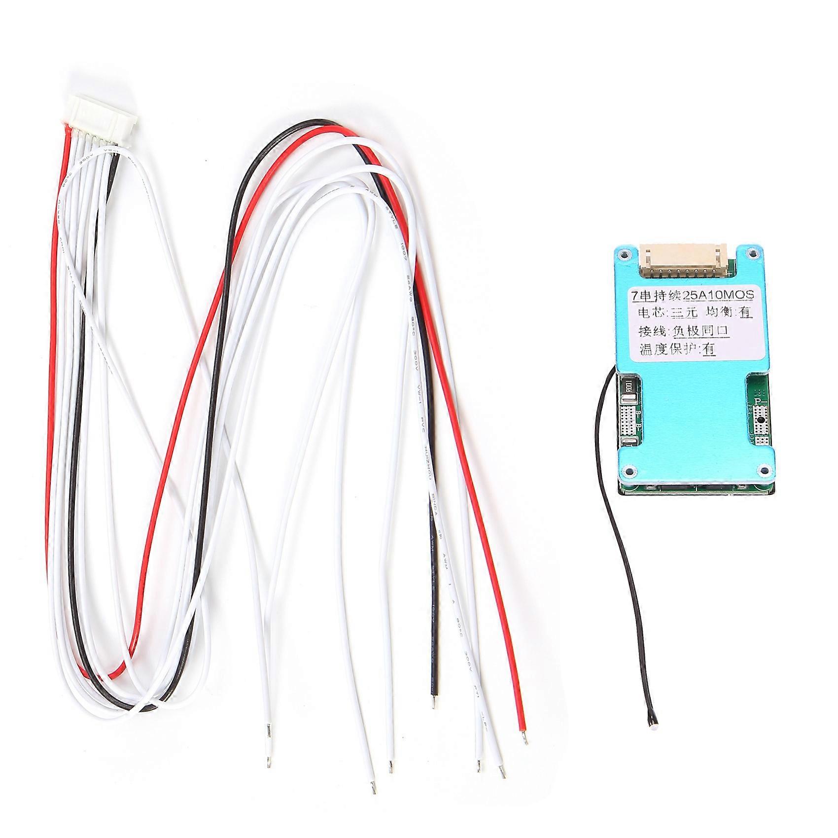 BMS 7S 24V Lithium Batterie Protection Board 18650 Balancer BMS Banque d’alimentation charge pour moto sc