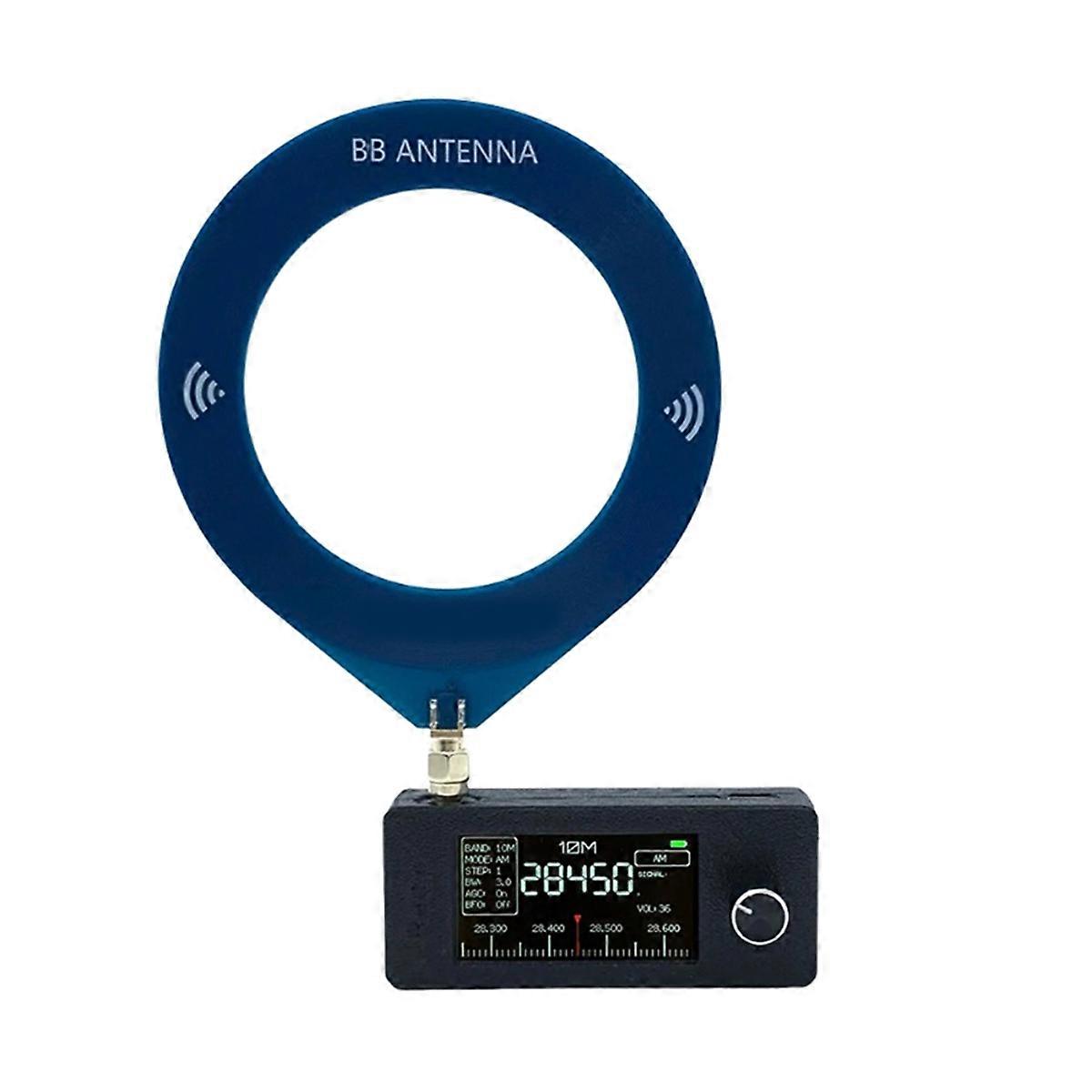 0,5 kHz - 108 MHz SMA-Schnittstelle Loop-Antenne Taschengröße SI4732 Radio