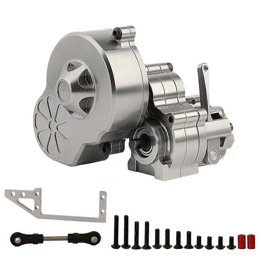 Metal Complete Transmission Box with Dig Gear 1 Speed for 1/10 RC Crawler Car Axial SCX10 AX10 Wrait