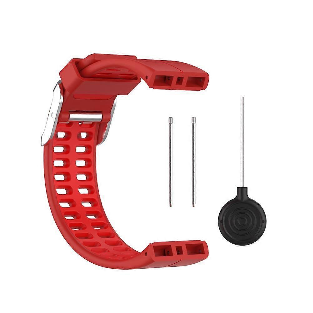 Silicone Watch Replacement Bands Soft Comfortable Dual Color Watch Strap Compatible for POLAR v800