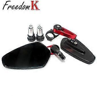 For Mv Agusta Brutale 675 750 800 910 920 989 1078 1090 Rr S Motorcycle 22mm 7/8"handle Bar Grips End Rearview Side Mirrors