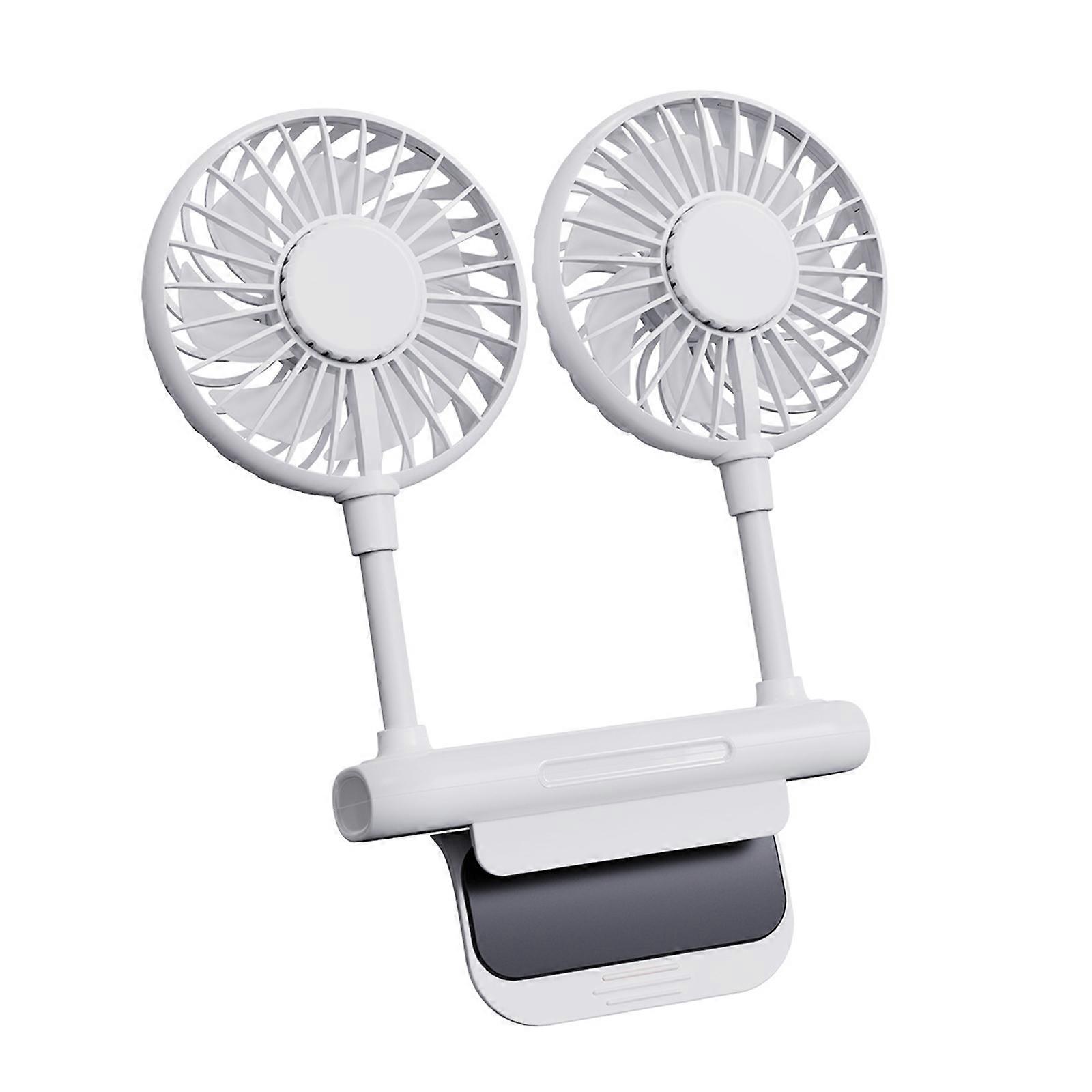 Mini Draagbare Schermventilator Gaming Computer Geklemde Koelventilator 3 Snelheden Instelbare Geluidsarme Stille Werking Koeler Wit